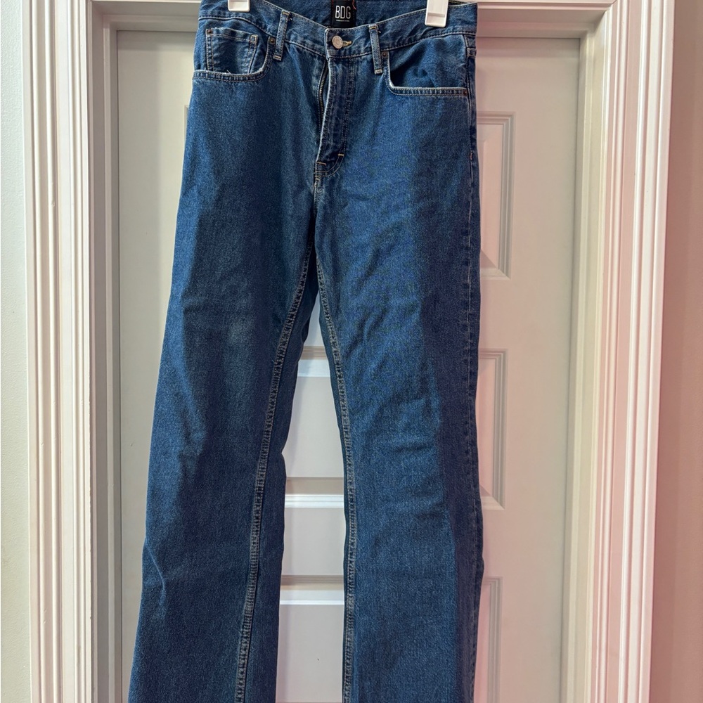 BDG Men's Dark Blue Straight Jeans